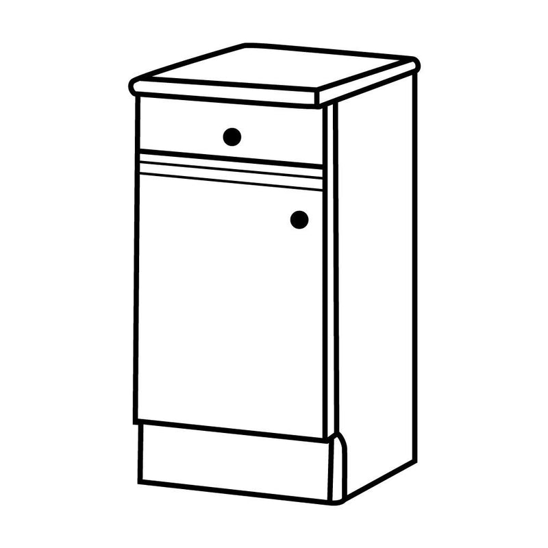 Bonito 30cm LH base drawer unit
