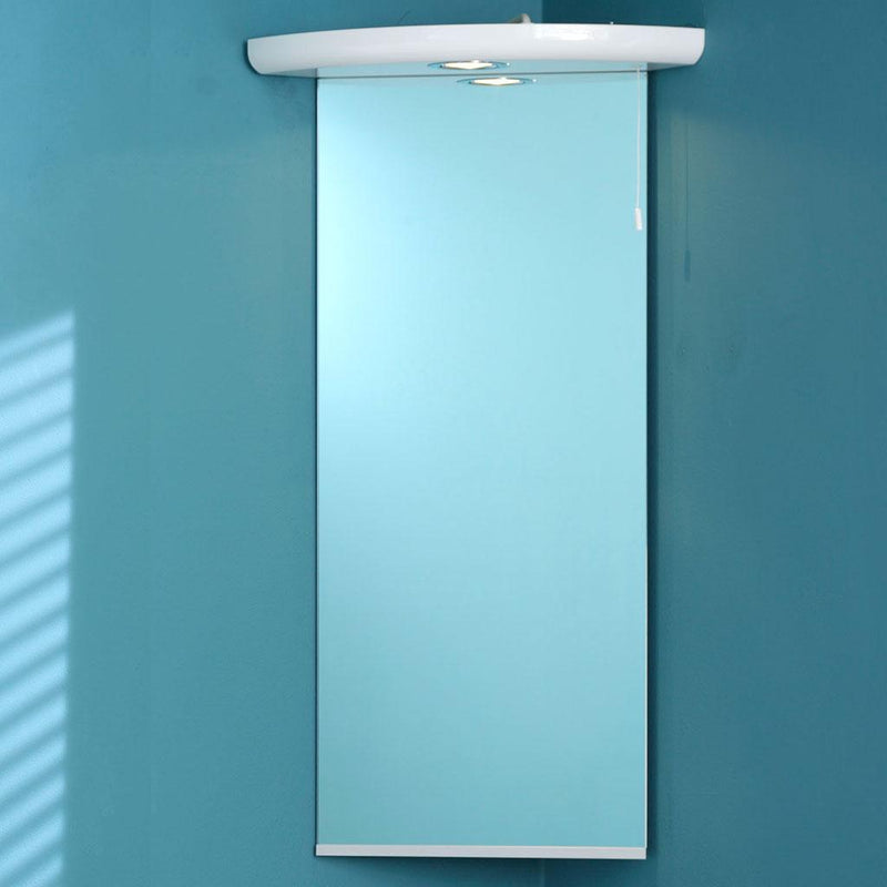 Bonito Corner mirror with 1 Halogen