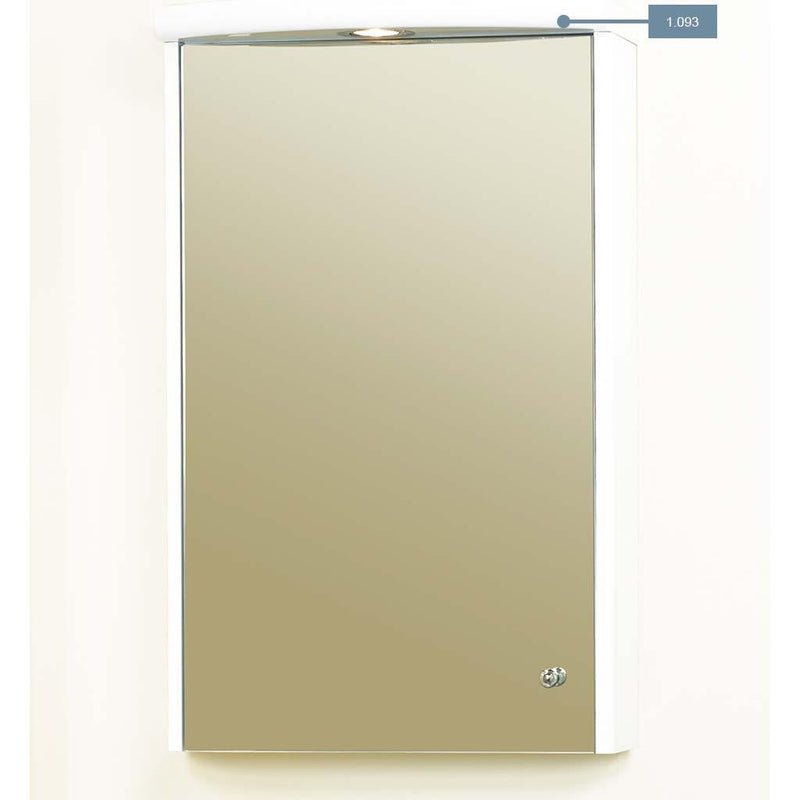 43cm light cabinet cornice, 1 spot
