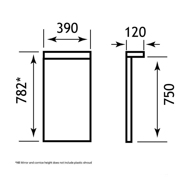 Faro 39cm cornice