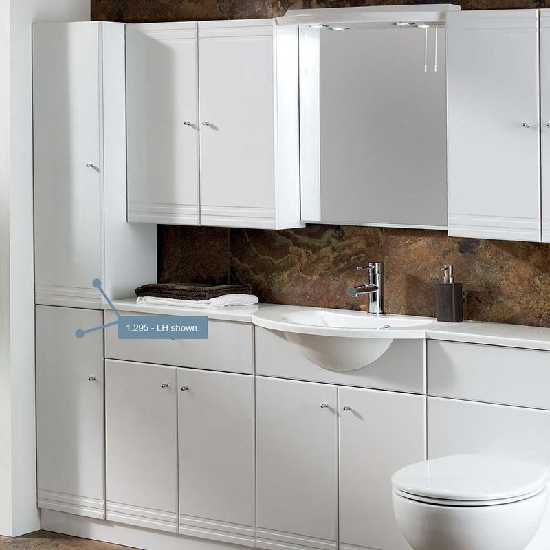 Bonito 30cm tall cupboard, 2 door RH