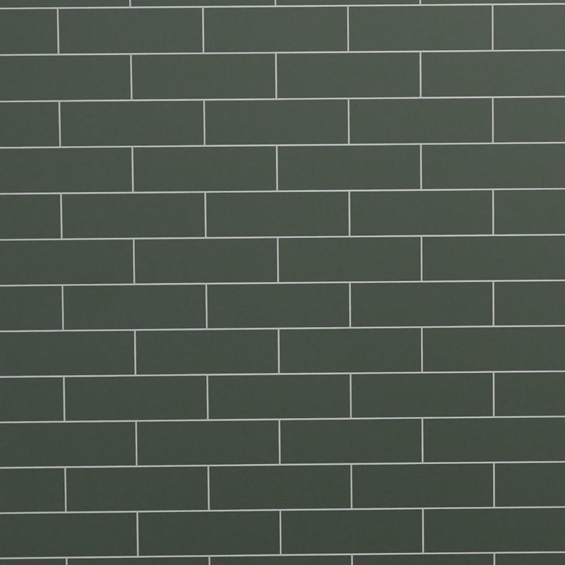 Satin Green Metro Tile Cutline