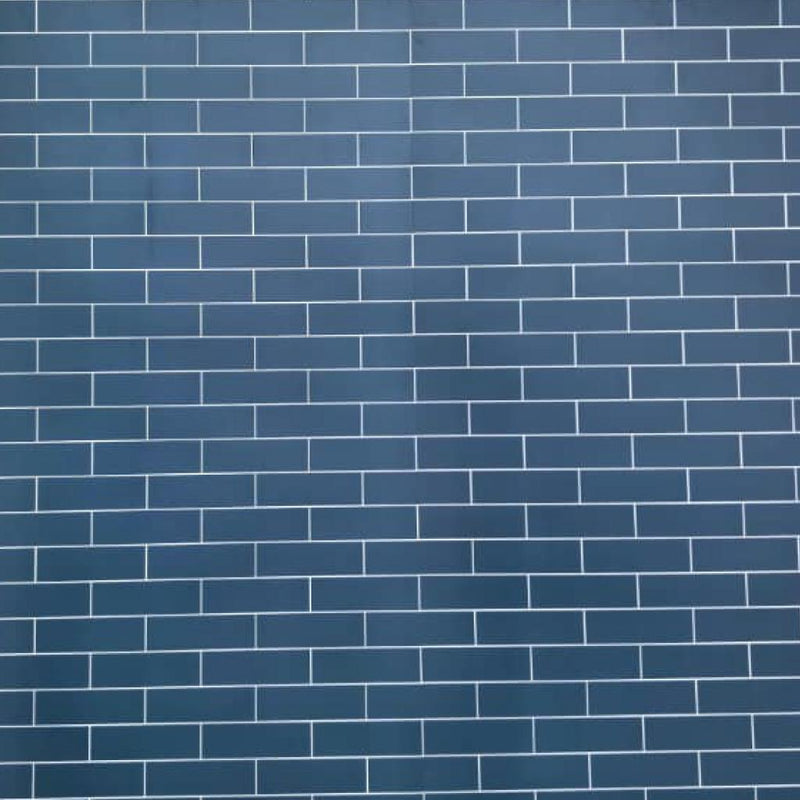 Satin Blue Metro Tile Cutline