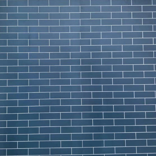 Satin Blue Metro Tile Cutline