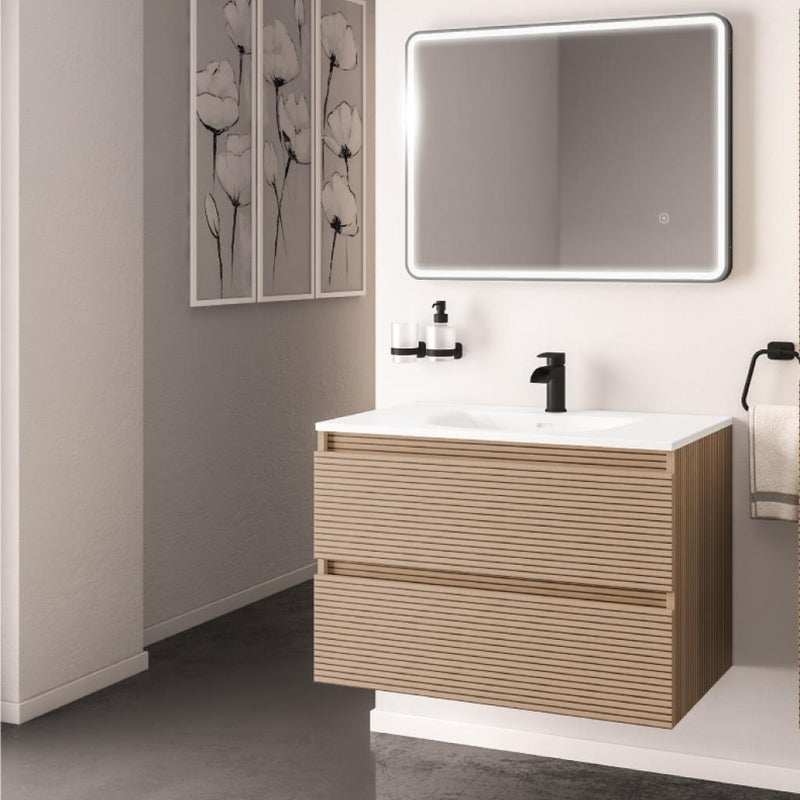 Olympia 800 Fluted Effect Drawer Unit