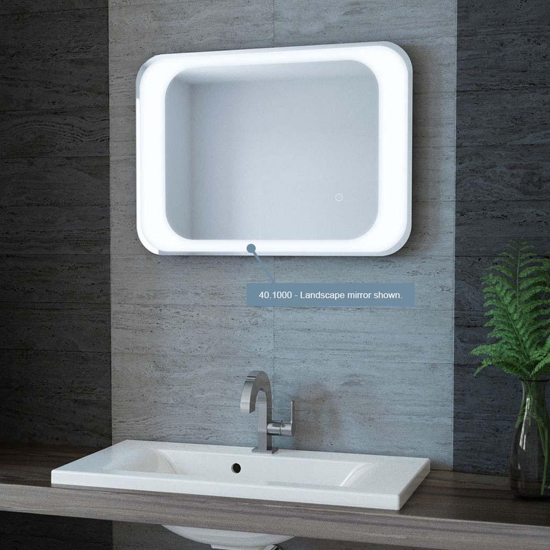 Treviso 700 x 500mm LED Portrait Mirror