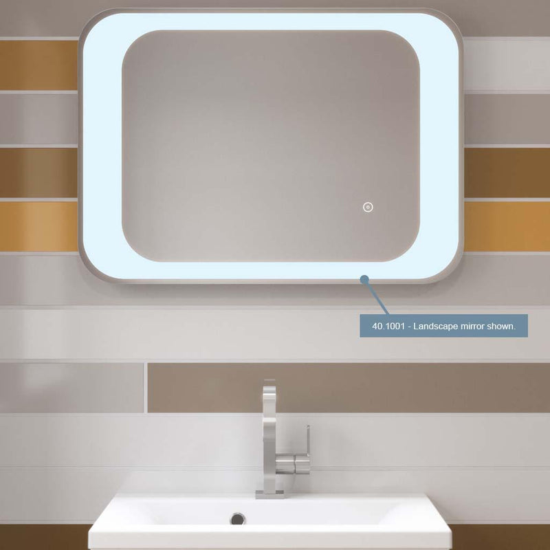 Treviso 700 x 500mm LED Portrait Mirror