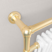Brushed Brass/Gloss White