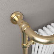 Brushed Brass/Gloss White