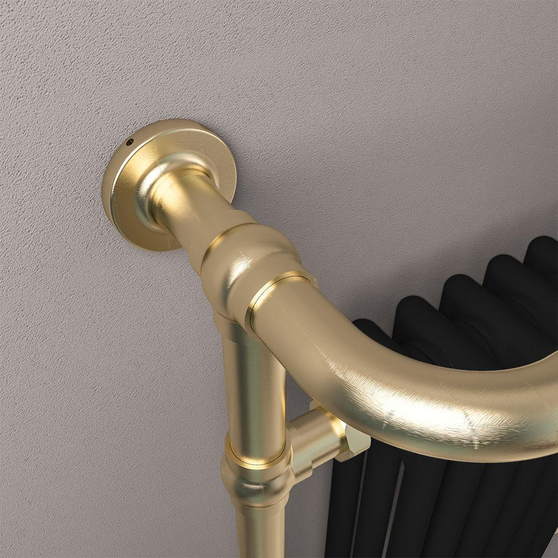 Matt Black/Brushed Brass