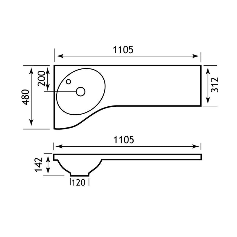 Oslo Max Long top LH