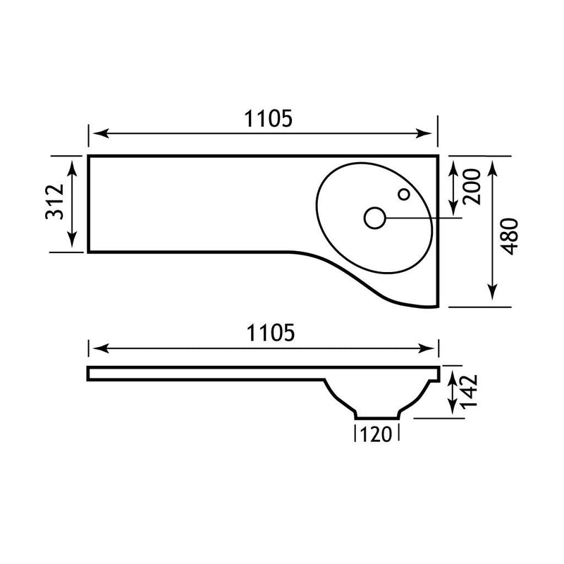 Oslo Max Long top RH