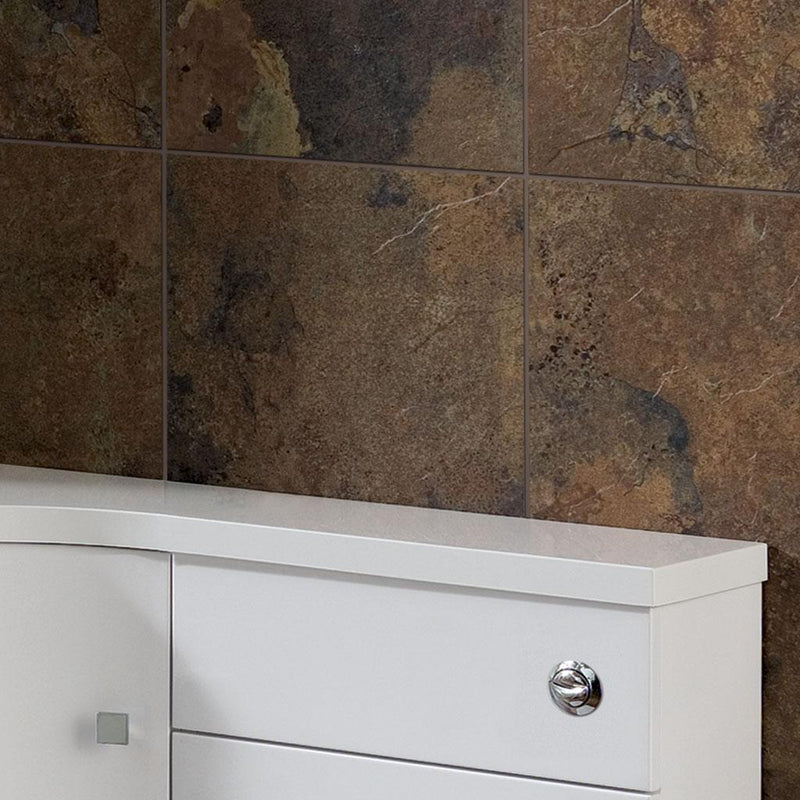 Oslo Curved Long top Plain LH