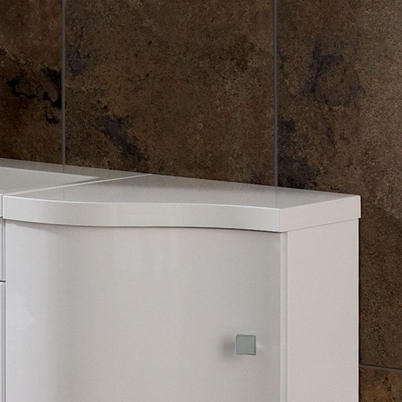 Oslo Curved Single top Plain LH