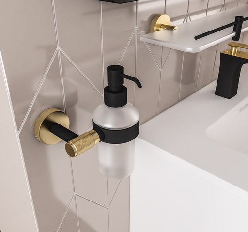 Matt Black/Brushed Brass
