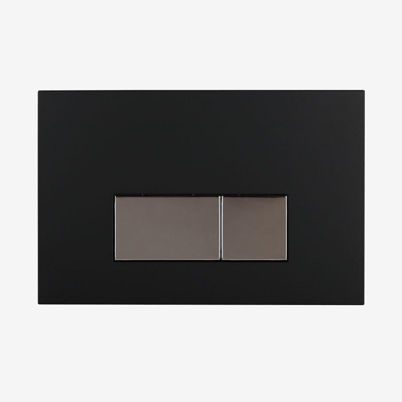 Black/Chrome Button