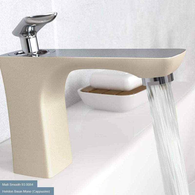 Matt Textured Cappuccino/Chrome
