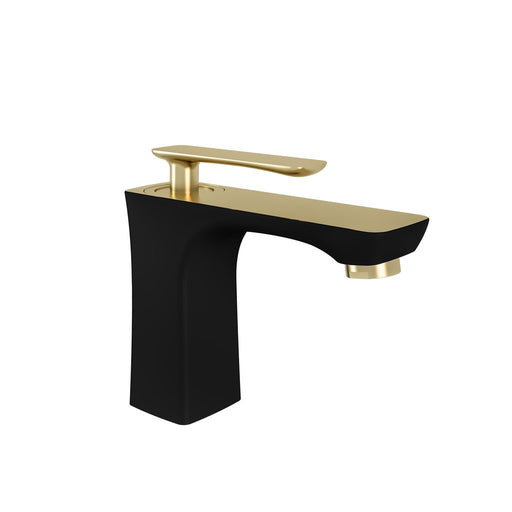 Matt Smooth Black/Brushed Brass