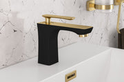 Matt Smooth Black/Brushed Brass