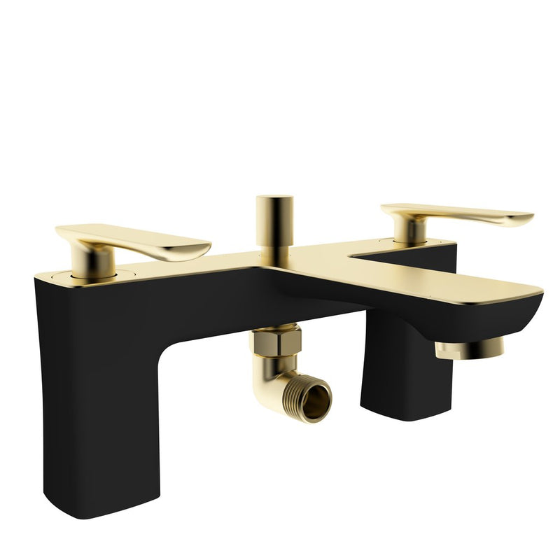 Matt Smooth Black/Brushed Brass